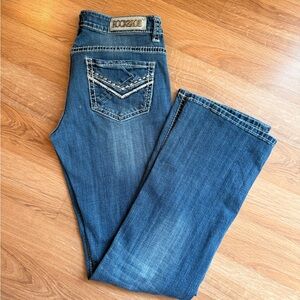 Rock & Roll Cowgirl Women's Blue Boot Cut Jeans